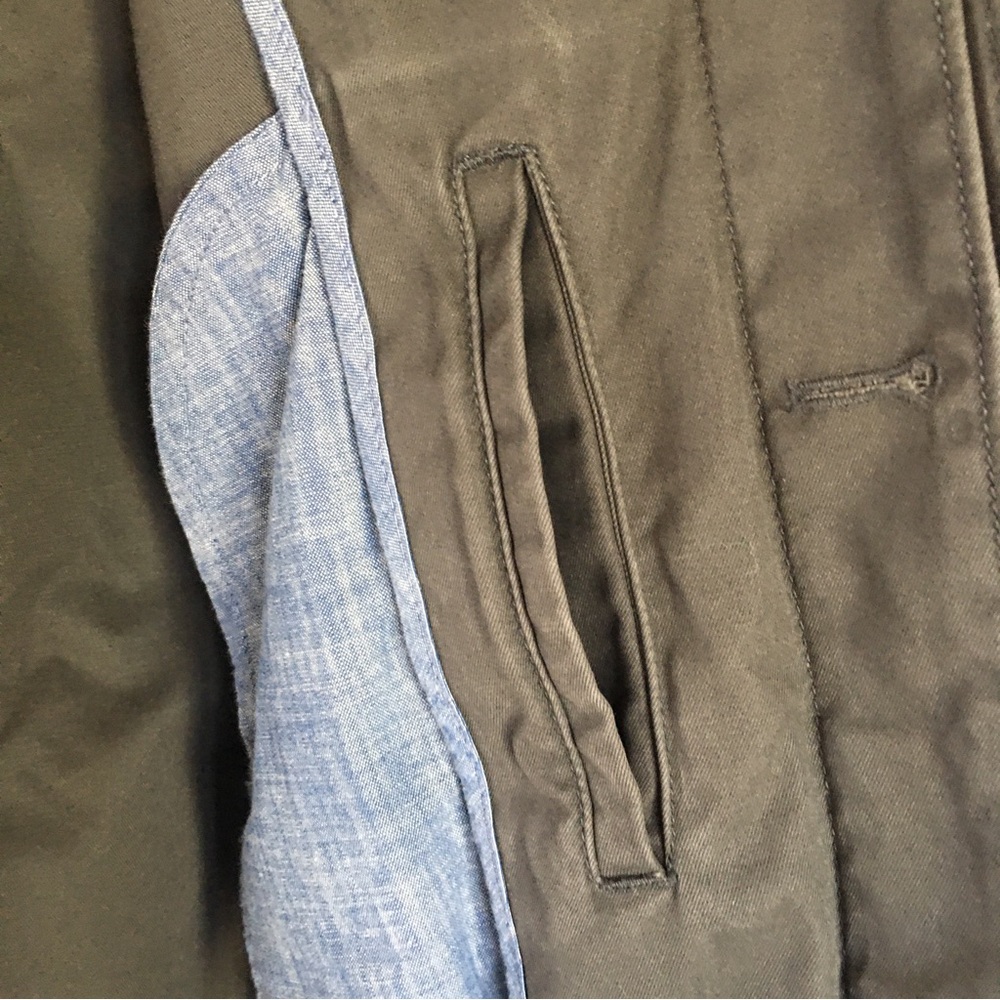 The Gap Dark Gray Lightweight Trench Coat, Size L - Picture 4 of 11